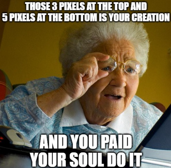 onlyadecadelate's tweet photo. #Memes are like clichés. Ridiculous yet 100% true!

@CryptoGraf_Art meme contest :) 
#memesfromthecanvas  #cryptograf #sol #grandmadiscoverstheinternet https://t.co/mOXDvLCfZV