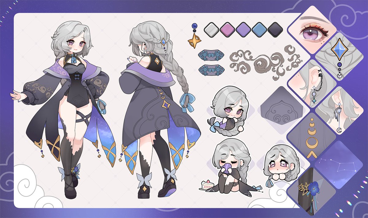 ElureVT's tweet image. I am the wind,
The free wind ☁
___
Find me here:
▸Twitch.tv/elure
▸Youtube.com/c/elure
▸Tiktok.com/@elureon
___
Alana reference sheet:
▸Design: Fuwaffy
▸Ref Sheet: K3llyart
#eluart 💜