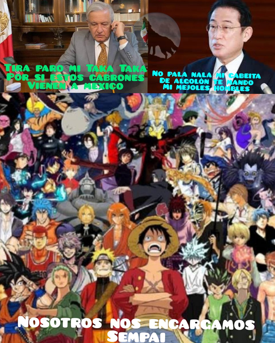 Nooo yaaa México bien protegidooo
#anime #animetwt #AnimeAwards #animeflv #Mexico #guerraucraina #GuerraUcraniaARV #MexicoCity #animecosplay #animefanart
