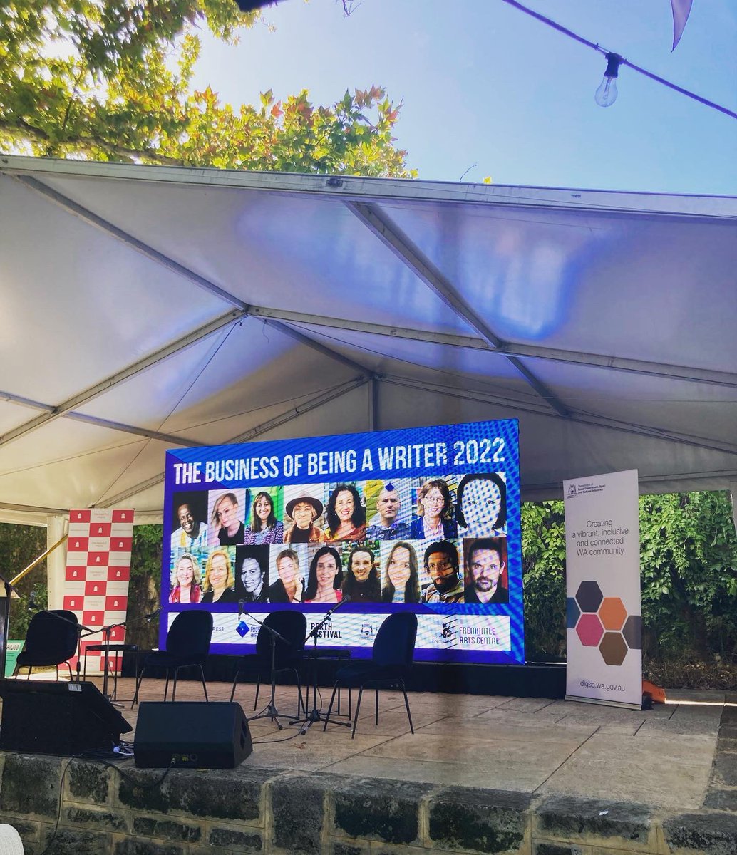 BarbaraEmma's tweet photo. Last night I was lucky enough to swallow an antidote to imposter syndrome for a few hours listening to some incredible speakers at @FreoArtsCentre for the @FremantlePress event The Business  of Being a Writer https://t.co/aNsQ8h54Hw