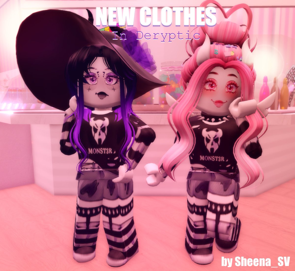 Sheena_SV_'s tweet photo. ‼️New outfit in Deryptic‼️
— outfit is made by me

Check it out⬇️
Pants - https://t.co/MqyE7vH3tW
Sleeves - https://t.co/FGWutQRM1J https://t.co/8LSWJiGjzr