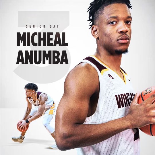 Winthrop_MBB's tweet photo. 𝐓𝐡𝐚𝐧𝐤 𝐘𝐨𝐮 𝐌𝐢𝐤𝐞

Honoring our seniors tomorrow. Come join the celebration! Ceremony begins at 3:40 PM. 

#ROCKtheHILL https://t.co/5cPNrZ8hu2
