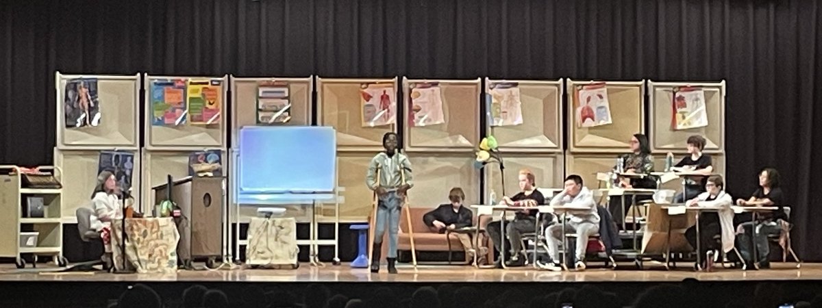 ⁦<a href="/PositivelyLMS/">Positively Lindale</a>⁩ ⁦<a href="/lindalelynx/">Lindale Middle</a>⁩ Congratulations to Mrs Swann and the Lindale Players on their production of “The Dog Ate My Project and Other Science Fair Disasters “. Wonderful show! @LynxPride