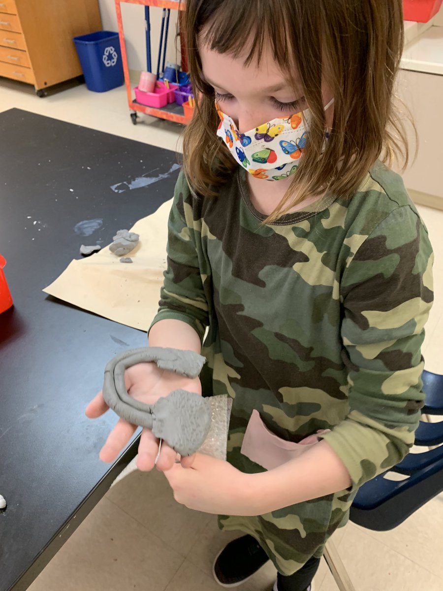 Can’t hide the smiles- these <a href="/ViennaES/">Vienna ES</a> students explored CLAY this week!