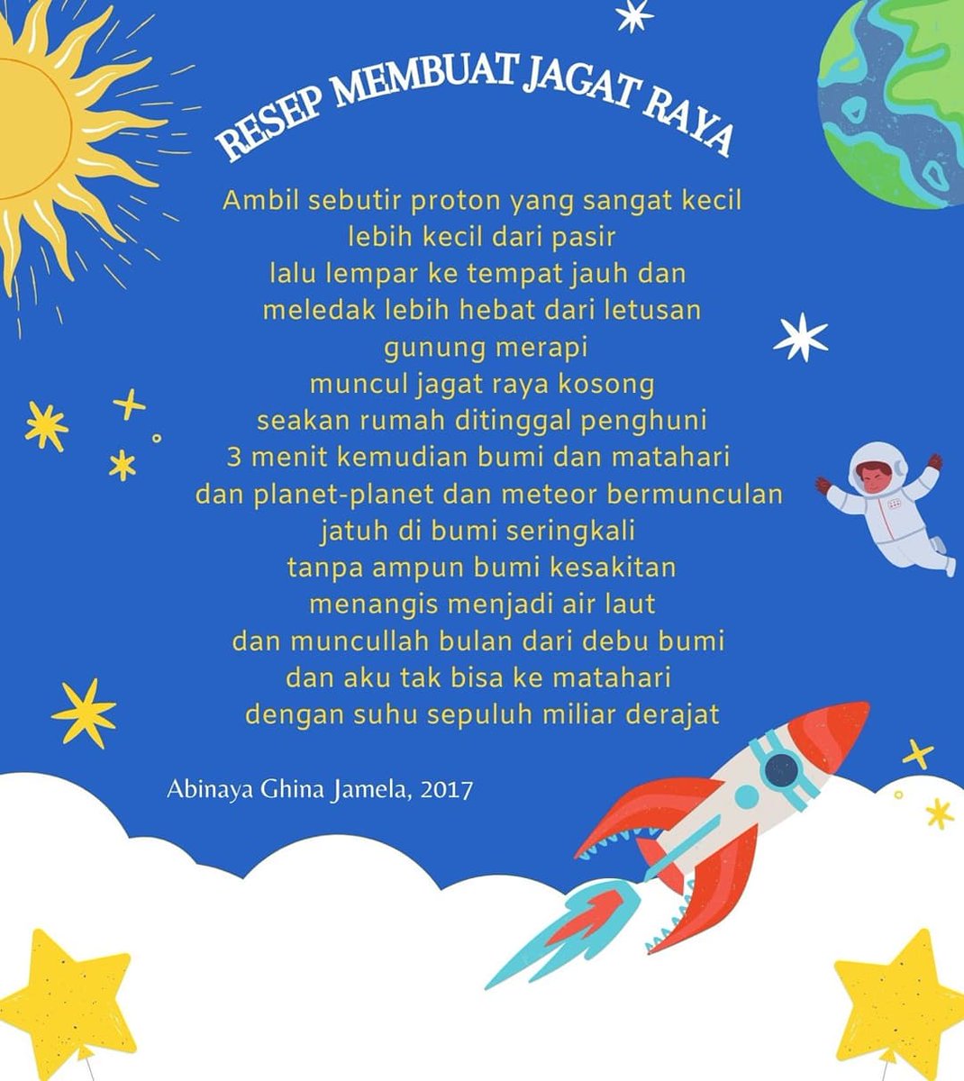 Resep Membuat Jagat Raya