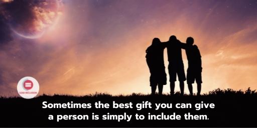 ❤️Sometimes the greatest gift you can give a person is simply to include them. #LeadInclusion #edchat #ecechat #kidsdeserveit #JoyfulLeaders