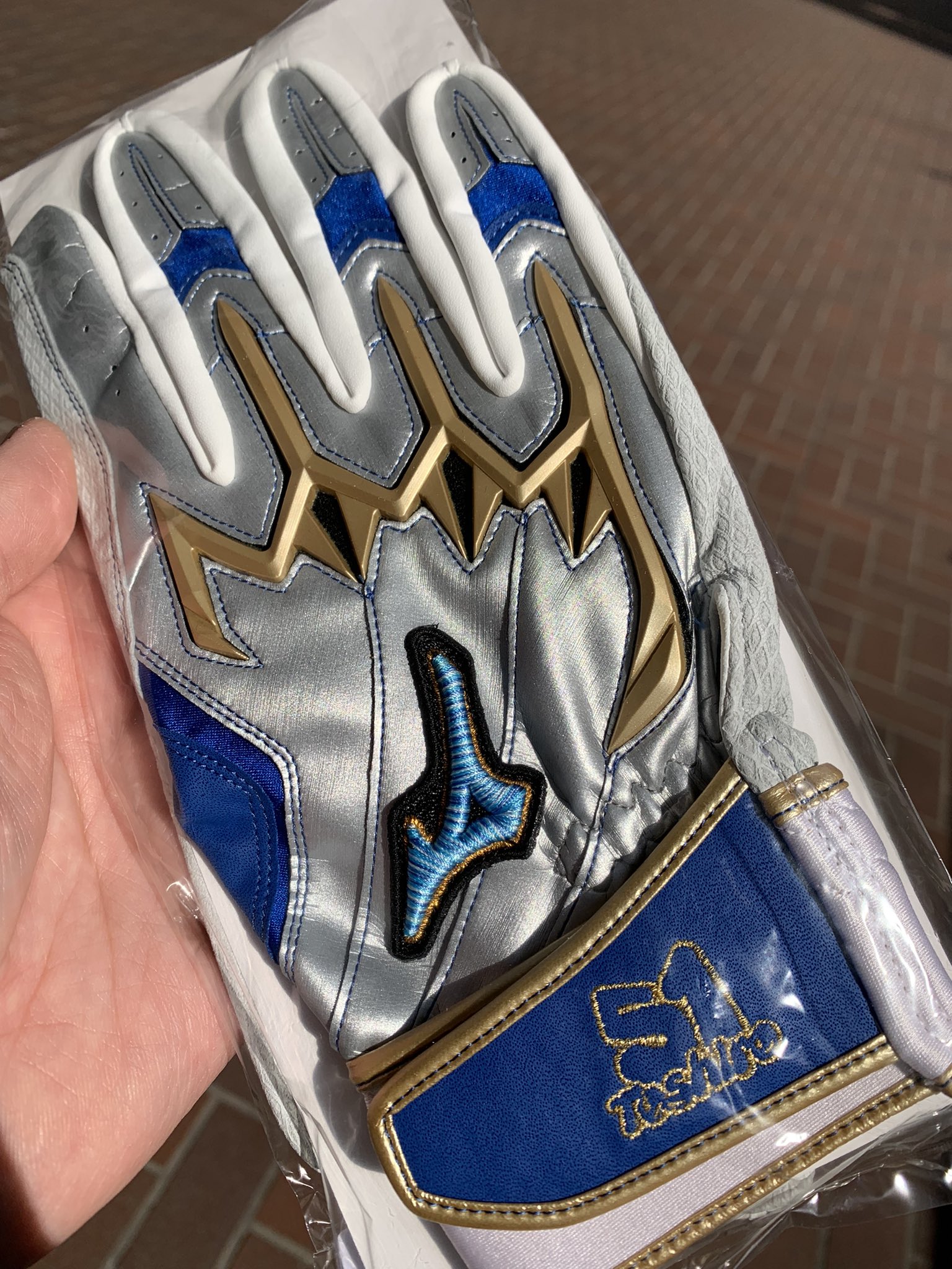 横浜DeNAベイスターズ宮崎選手バッティンググローブプロコレ
