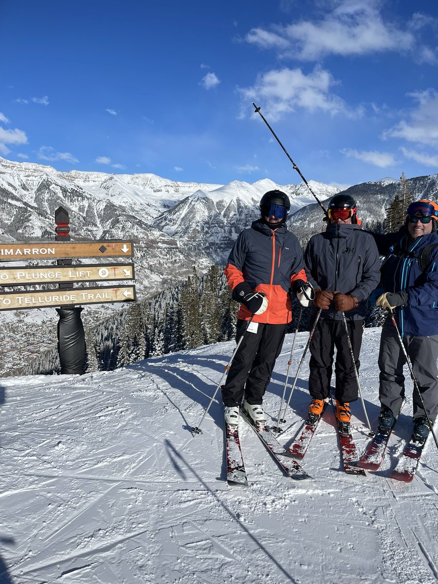 skignome's tweet photo. Another great dayโฆon a roll here @Telluride #skiguide #powder #letsgo #happy #lucky #skischool #iscool #bonvivant https://t.co/Ng8i1mpHDa