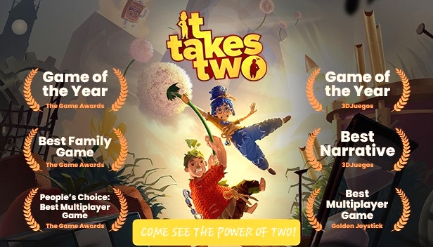 TheGarytron's tweet photo. Hey Timekillers!
Come see the power of TWO as @amiibojamie & @wrexie99 streamer #TeamUp to tackle:
IT TAKES TWO!
#GameOfTheYear #BestFamilyGame #PeoplesChoice #BestNarrative #BestMultiplayer
#ItTakesTwo https://t.co/z2YqcQJ0HI