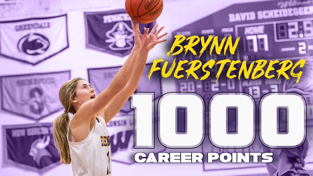 Congrats to <a href="/brynnfuerstenb2/">brynn fuerstenberg</a> on reaching 1000 career points!