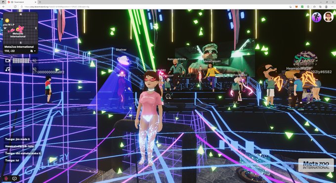 Dancing at the Meta Zoo! @wetfu60 @filixthefox @lyss @RoustanNFT @fermion_dcl_eth @MetaCoast @CanessaDCL<a class="tags" target="_blank" title="On Twitter" href="/?out=eyJ0eXAiOiJKV1QiLCJhbGciOiJIUzUxMiJ9.eyJpYXQiOjE3MjA2MTI5ODIsImlzcyI6InR3cG9ybnN0YXJzLmNvbSIsIm5iZiI6MTcyMDYxMjk4MiwiZXhwIjoxNzUyMTQ4OTgyLCJyZWRpcmVjdF91cmwiOiJodHRwczovL3R3aXR0ZXIuY29tL3dldGZ1NjAifQ.Bt7Y_unRjaXLv0BjbizIyzvq9E9DEF-g1SxWxqdGW5SAfwu-7P9ijjs8rTiewUiaLr4FjSVlaI2vUuiIZ3Kf9w">@wetfu60</a><a class="tags" target="_blank" title="On Twitter" href="/?out=eyJ0eXAiOiJKV1QiLCJhbGciOiJIUzUxMiJ9.eyJpYXQiOjE3MjA2MTI5ODIsImlzcyI6InR3cG9ybnN0YXJzLmNvbSIsIm5iZiI6MTcyMDYxMjk4MiwiZXhwIjoxNzUyMTQ4OTgyLCJyZWRpcmVjdF91cmwiOiJodHRwczovL3R3aXR0ZXIuY29tL2ZpbGl4dGhlZm94In0.LinvBn6dF2i-0Xb1xx-30IXgCf_7zgyAETirHxrNRrBe4YLqmL2WAXW2DJOcpbd_jp-vEuJJT01aYG96a8ktZQ">@filixthefox</a><a href="/tag/dclfilmclub"class="tags"><span>#dclfilmclub</span></a>