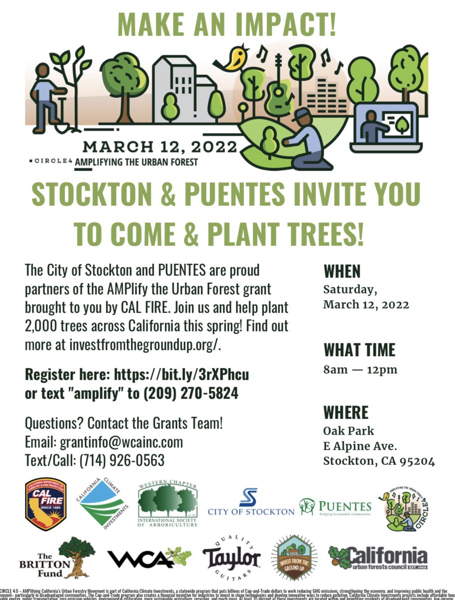 PUENTESCA's tweet photo. You’re invited!!!🌲🌳🍃 Make an  impact and beautify your city. 

Become a tree leader and register for our workshop today: https://t.co/u7Ssv7po5L

And then register for our planting event!: https://t.co/j49ZKVsqg2
🌲🌳🍃 https://t.co/gm4x1HfXQl