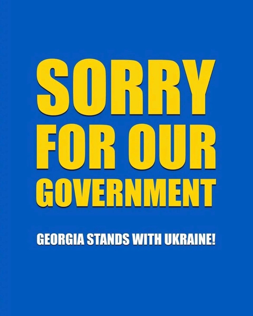 tomashofficial's tweet photo. Dear Ukrainians! 

The statements made by the pro-Russian
government of Georgia, Prime Minister Gharibashvili, are fully unacceptable for us, for the majority of the population, and we are ashamed of that.

Georgia fully supports Ukraine and it will always be so!”
#SlavaUkraine https://t.co/pktJhzbWGm