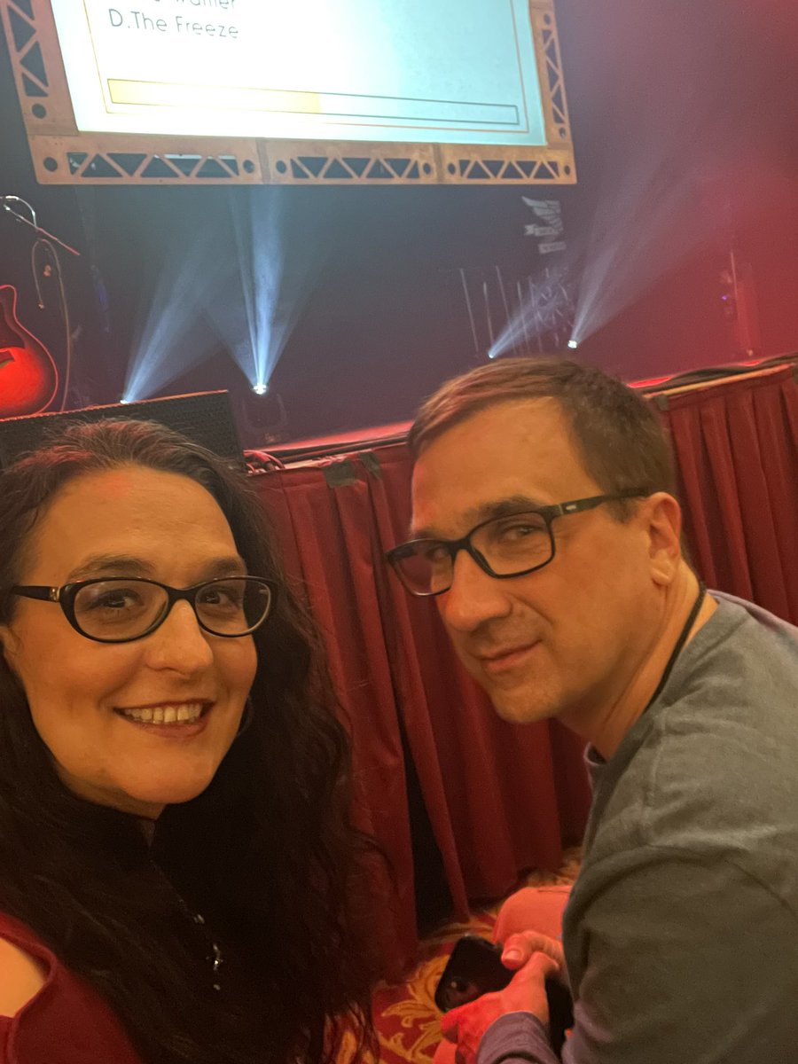 cpanepinto06's tweet photo. So much fun! Absolutely hilarious! Front row seats Q &amp; A with Alton and his wife! Loving it ❤️. Now for the top secret 2nd Act….. #beyondtheeats https://t.co/jX4PsmylYu