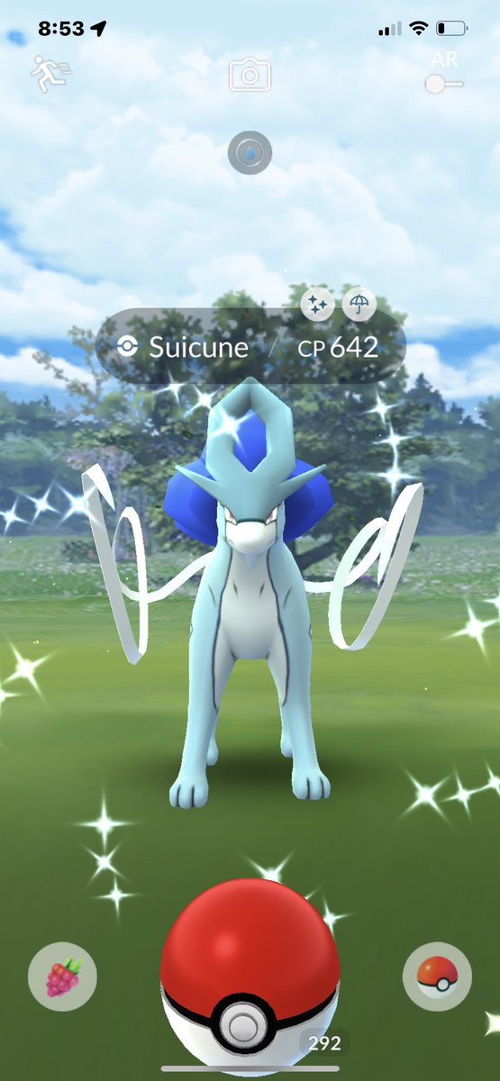 rigbeewoaaah's tweet photo. Shiny Suicune in the wild 🤩 #PokemonGOTour #pokemongojohtotour #ShinyPokemon #PokemonGOFest2022 https://t.co/4X9HAmZyMI
