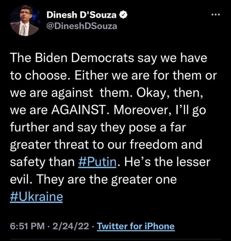 Dinesh D'Souza tweet media