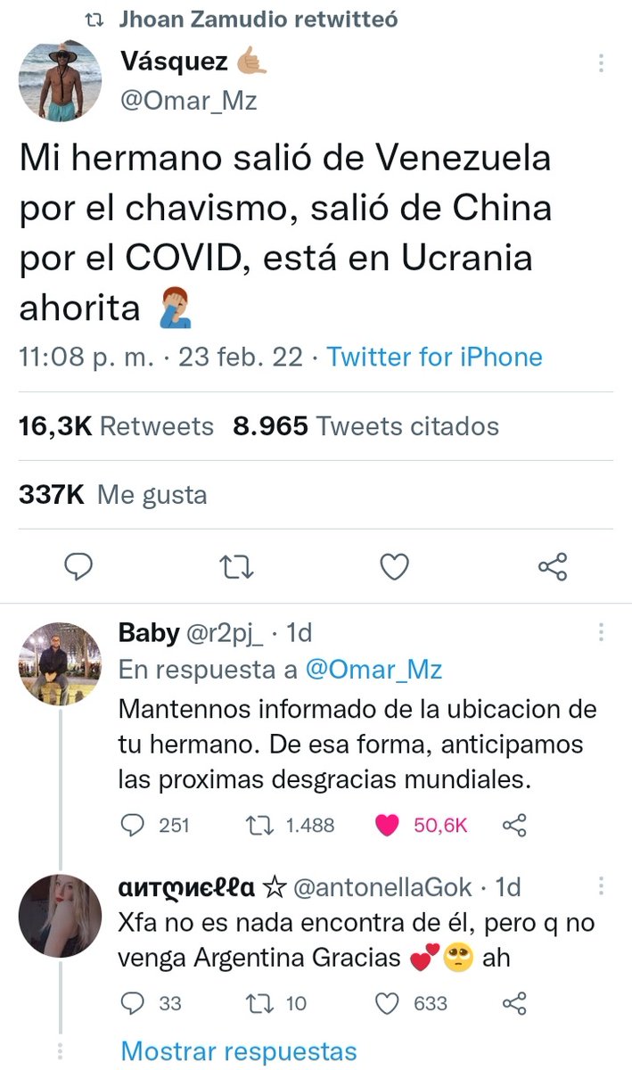 wuengrude's tweet photo. @Omar_Mz @Odysseifur Los venezolanos todo lo volvemos un chiste,por eso será que nuestro país está como esta🤦‍♀️ https://t.co/lDOAxKNsnG