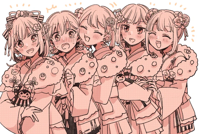 正月イベ衣装大好き😊🎍 