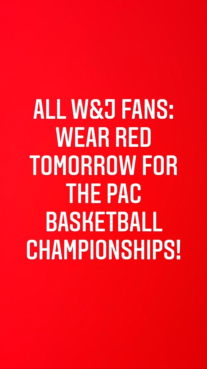 Washington & Jefferson Athletics tweet media