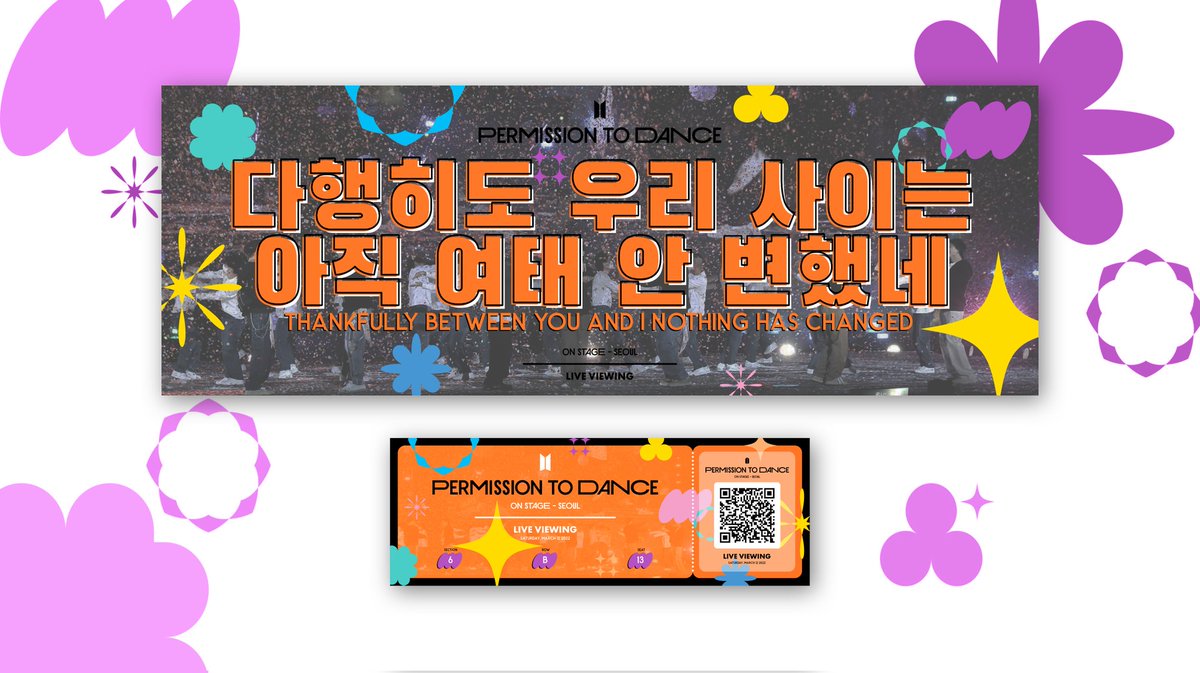 harumaning's tweet photo. made a printable slogan and ticket for me to take to the theater 💜 n wanted to share it :] https://t.co/22NiyW2HWR