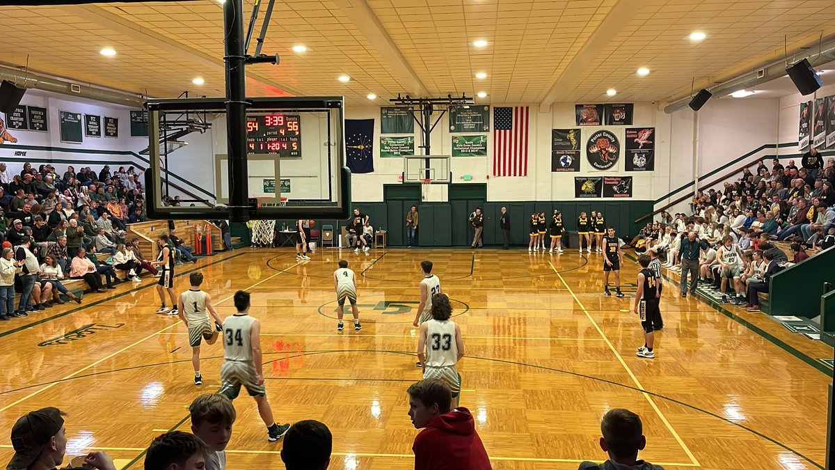 Tigers 54  Kouts 56 3:38 left