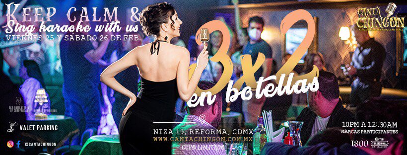 SandieChingona's tweet photo. #ChingonEs

HOY VIERNES 25 y MAÑANA SÁBADO 26

🍾 3x2 BOTELLAS
de 10:00 🕙 p.m. a 12:30 🕧 a.m. *marcas participantes

RSVP: @SandieCommander • @4EverSugus https://t.co/irZlToux49