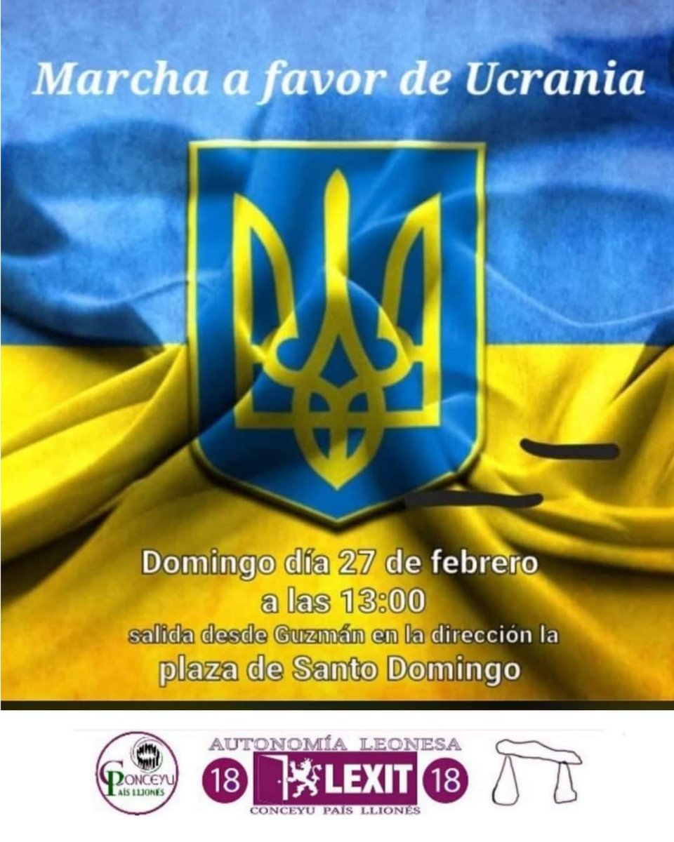 ConceyuLliones's tweet photo. CONCEYU  se posiciona claramente contra el fascismo, y se sitúa al lado del pueblo Ucraniano.

        DEMOS UNA OPORTUNIDAD A LA PAZ https://t.co/PQv0rlAskl