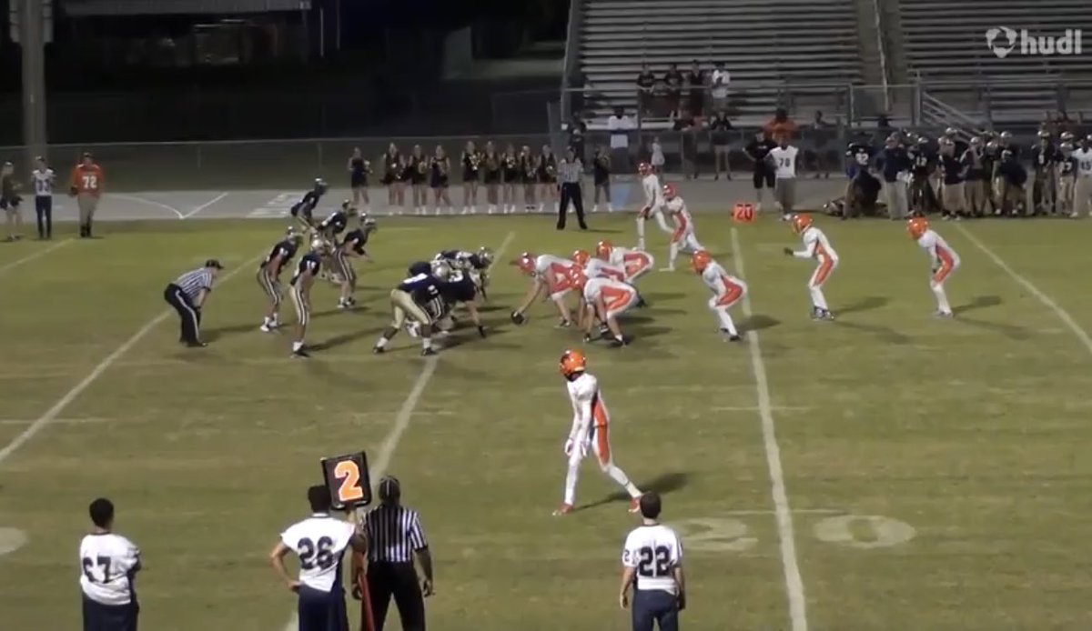 Coachwbbaker's tweet photo. Flashback to 2015 JV football when FB Parker Messick was lead blocking for RB Treshaun Ward…. It worked out pretty good for FSU 😂 @messick_parker @9mxvi_ https://t.co/u9vPpG6CPY