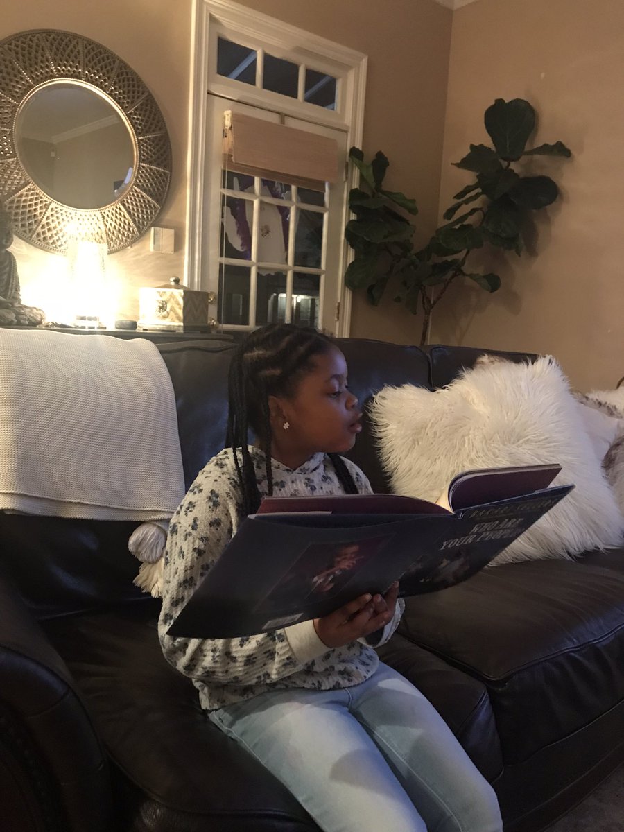 ApothecaryIn's tweet photo. Celebrating Black History month with my granddaughter, Laila,reading a book by Bakari Sellers “Who are your people”. Adele Morris, domestic worker. Jesse Dupart, first black accountant,Shell Oil Co.Dr Patrice Dupart, VP ApothecaryinChief at New York Presbyterian 
@Bakari_Sellers https://t.co/fqU850aBIR