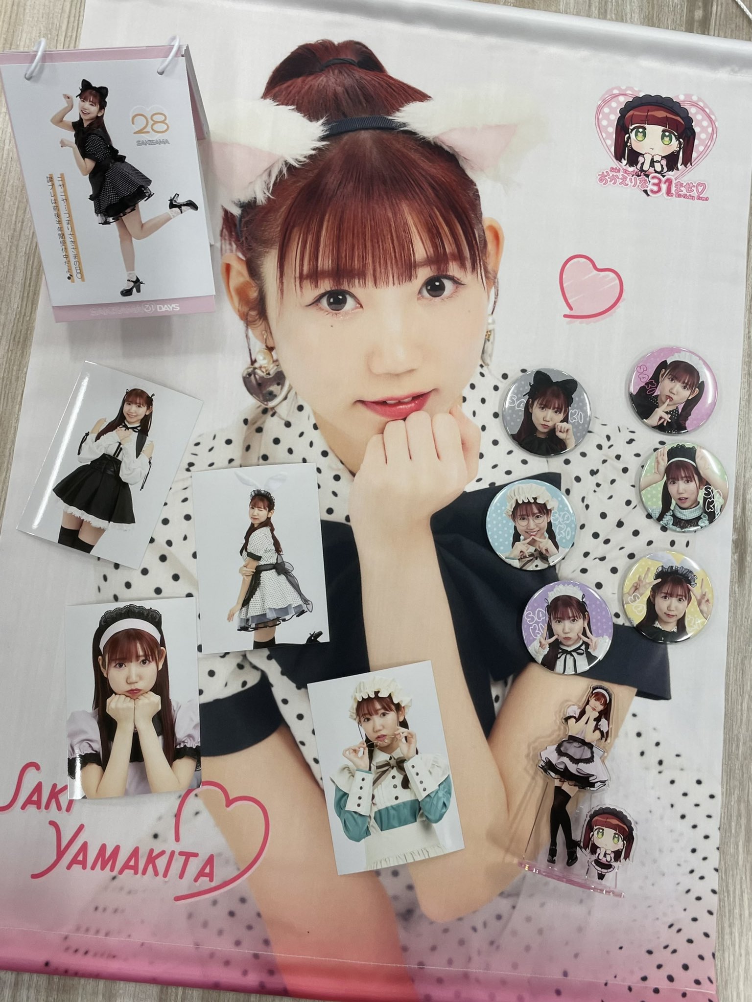 i☆Ris 山北早紀 アクリルスタンド さきさま アクスタ おかえりな31ませ 山北早紀 31st BIRTHDAY EVENT ～おかえりな31ませ