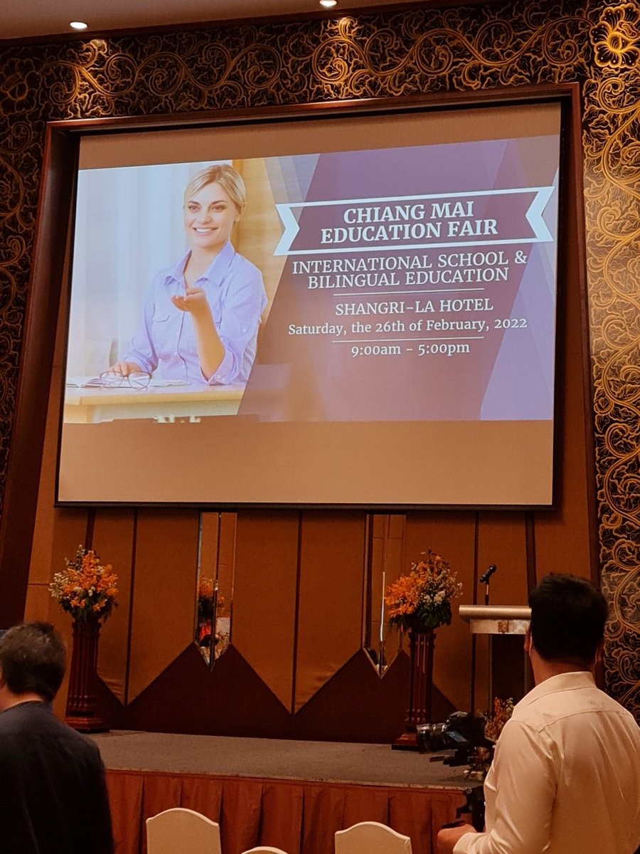 LannaSchool's tweet photo. Proud to be part of the Chiang Mai Education Fair at the Shangri-la hotel. Come down to see the team to register #LANNA #lovelearning #CIEO https://t.co/9Z7Nd1TEW2