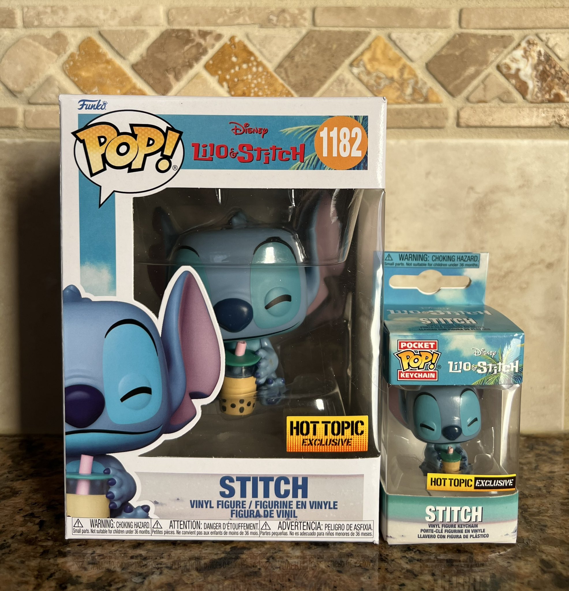 Porte clés pop Stitch- Funko Stitch Disney - Pocket Pop!