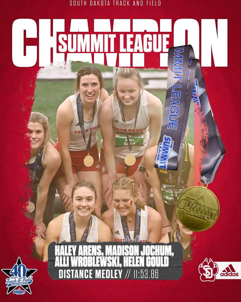 Summit Champions and making history. 🤩

#GoYotes x #WeAreSouthDakota  🐾