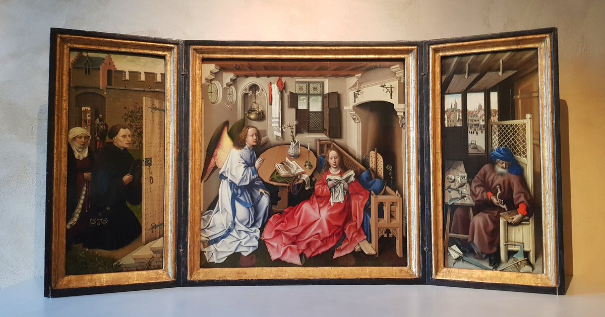 4nt01n3's tweet photo. À l'écart du MET, il y a aussi les MET Cloisters, un ensemble de cloîtres français et espagnols, importés et remontés dans un bâtiment "donnant l'esprit" d'une abbaye... Avec quelques trésors à l'intérieur, et une vue sur l'hudson imprenable. https://t.co/kLnGAEgeCu