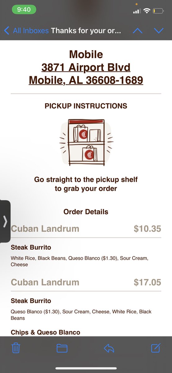 kendallspiz's tweet photo. #thankschipotle @ChipotleTweets someone hacked my account in ALABAMA, I called the location, manager said they could do NOTHING about it. Guy robbed me from NEW JERSEY. https://t.co/KysFOIHlVu