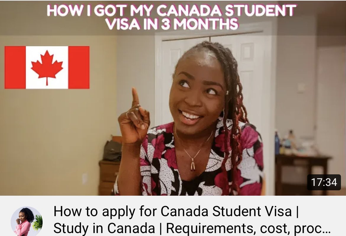 TheFisayo's tweet photo. Here’s how I got my Canada student visa in 3 months 💯💃🏽
I hope you find this video useful, please share with friends as well.
👇🏾
https://t.co/NERMva7IEJ
#studyincanada #canadastudentvisa #canadastudentpermit https://t.co/T2bgRYqrdv