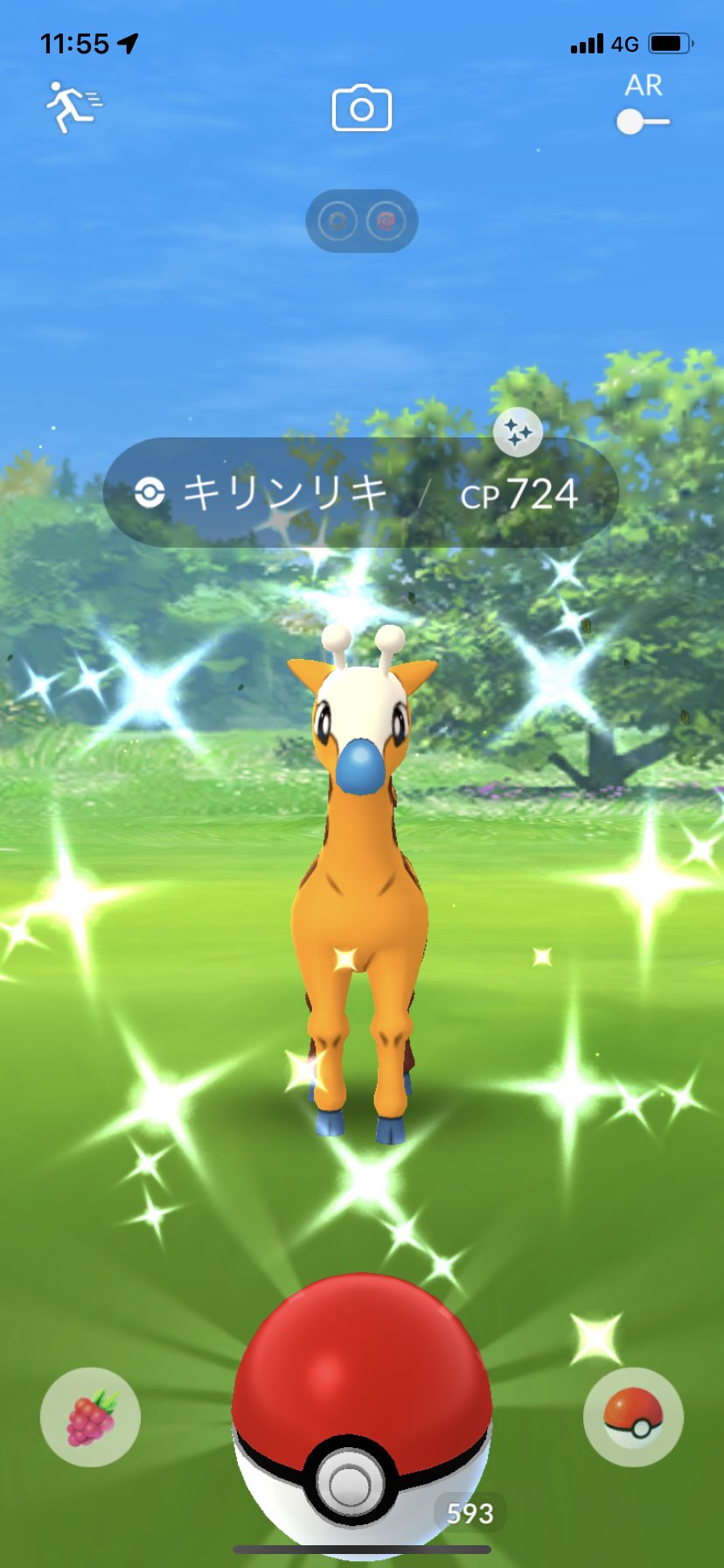 ひなおちゃん おキリンリキ ポケモンgo 色違い T Co Fr3igwzkpy Twitter