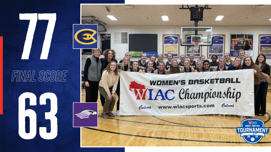 #WIACBBALL | Congratulations <a href="/UWECblugolds/">UWEC Athletics</a> on winning the #WIAC Women's Basketball Tournament (pres. by Culver's)!  It is the fourth tournament title in program history!
#d3hoops