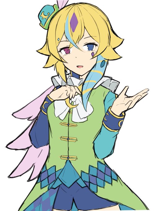 お題箱のcomicaラフ 