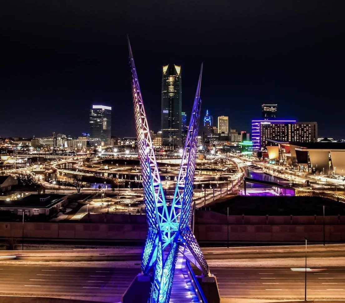 Oklahoma City stands with the brave people of Ukraine, the many Russians protesting this invasion &amp; peace-loving people everywhere.  
No War, Please. 🇺🇦