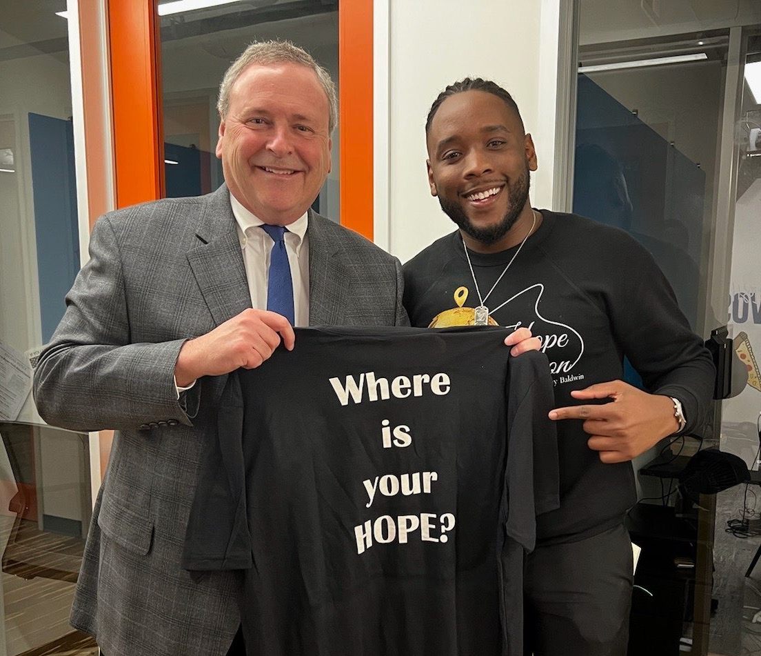 VoteGlennFunk's tweet photo. I had a great time today talking with Rodney Baldwin with Hope Nation Network Unplugged. @Rodneyrbaldwin https://t.co/Pz1rYhYJRR