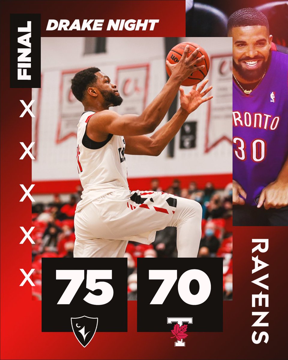 CURavensBBall's tweet photo. Working on the weekend like usual โ๏ธ
FIVE Ravens finish with double digit points as Carleton improves to 10-0 on the season
#DrakeNight | #CARvsTOR https://t.co/VCdIJ7Y626