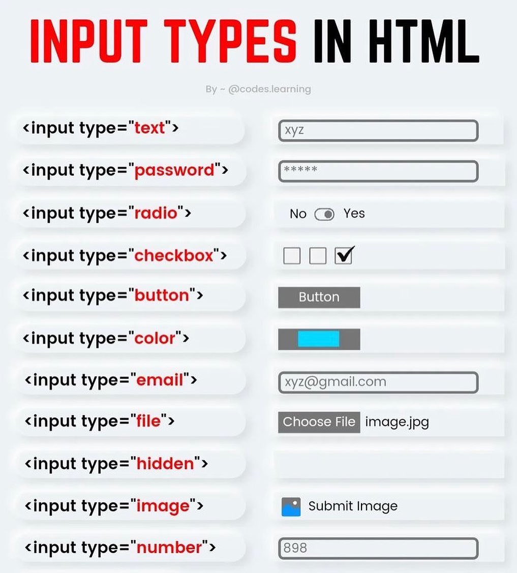 Input как использовать. Input html. типы input html. type html. типы инпутов html.
