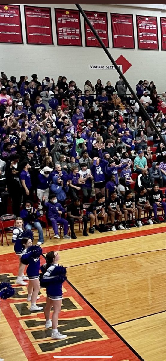 Pit2022's tweet photo. How do I start this.. I am so proud our our athletes and our students. This was the best season by far and I’m so happy we showed up and showed out! I loved being your  Student Section Leader, but do not let the Middie Magic Die!!! SSL Nora signing out✍🏻M.I.D until I D.I.E🔊💜 https://t.co/d6bel9veHe