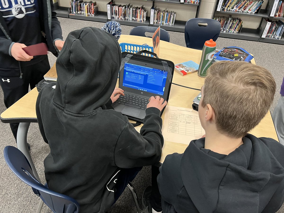 septembermommy's tweet photo. Today was nonfiction scavenger hunt 📚day with our @RogersMiddle 6th graders! Adding Mission Impossible music while they worked made the day even better 🤩 #mnitem #libraryfun https://t.co/fF8U6PXEZl