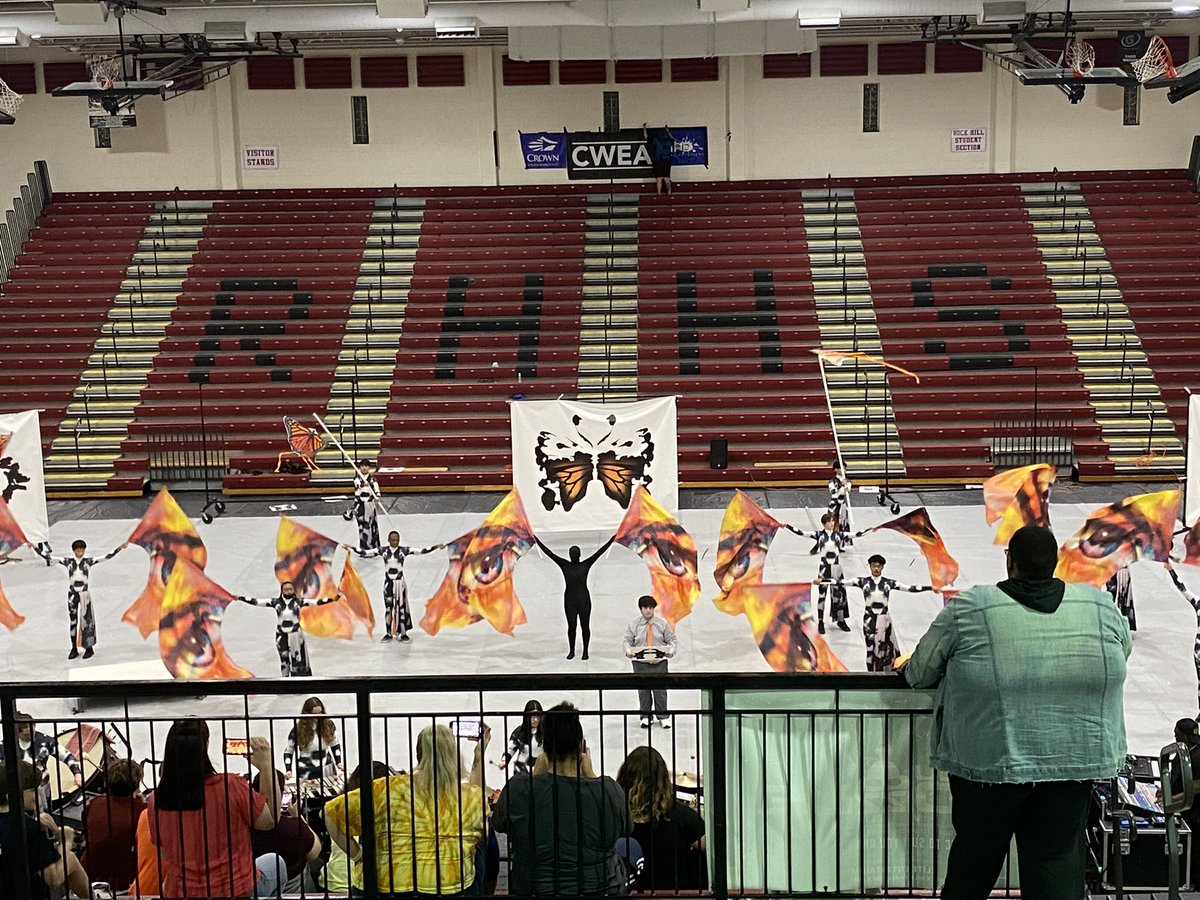 RHHSGuard's tweet photo. Come support the Rock Hill High School indoor group tomorrow at 8:15 here at RHHS!!! @RHHSBearcats @OzzieAhl2 https://t.co/h7VBNt2uN0