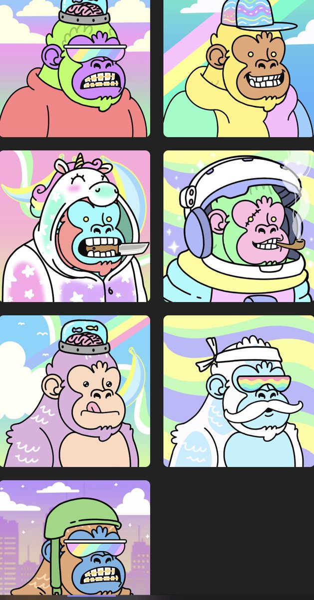 Matthew_Satty's tweet photo. @DreamapesNFT All of these are officially baby making. Probably to some Smooth Jazz, R&amp;B, or Hard Rock. Depends on the ape honestly. Come get 2 so you can stake and breed. #NFT #SolNFT #solana #music #Babies #Money #🚀 https://t.co/mHZZCAw0Ky