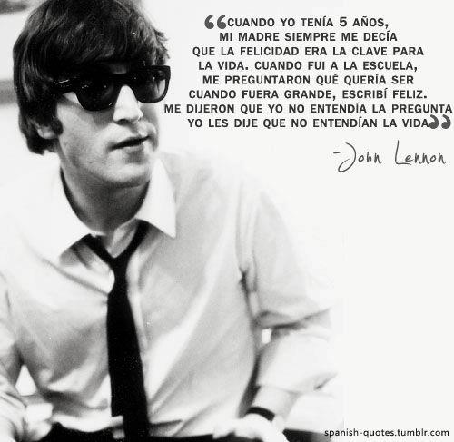 iPhrases's tweet photo. Cuando fui a la escuela, me preguntaron que quería ser cuando fuera grande, escribí #feliz. Me dijeron que yo no entendía la pregunta, yo les dije que no entendían la #vida.

#JohnLennon #Lennon https://t.co/WFXaXP9u41