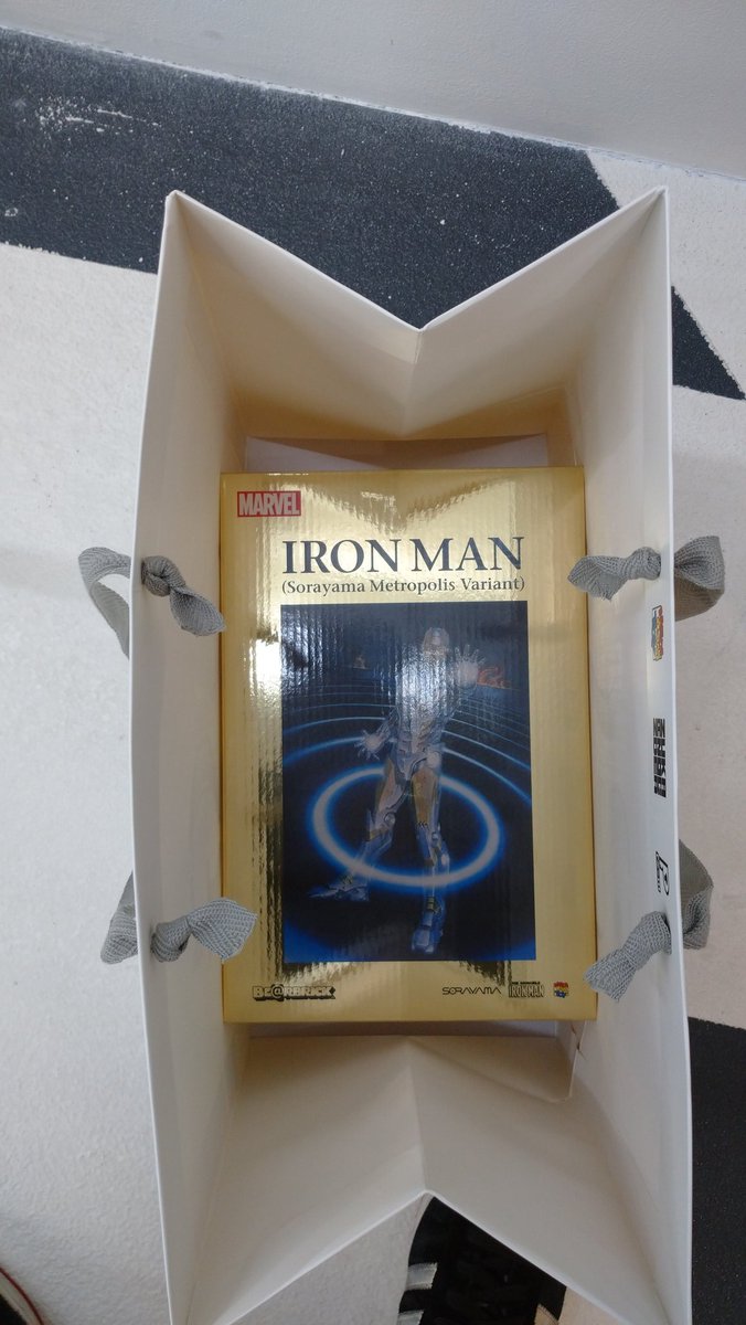 BE@RBRICK SORAYAMA IRONMAN REVERSE 買えた!!!