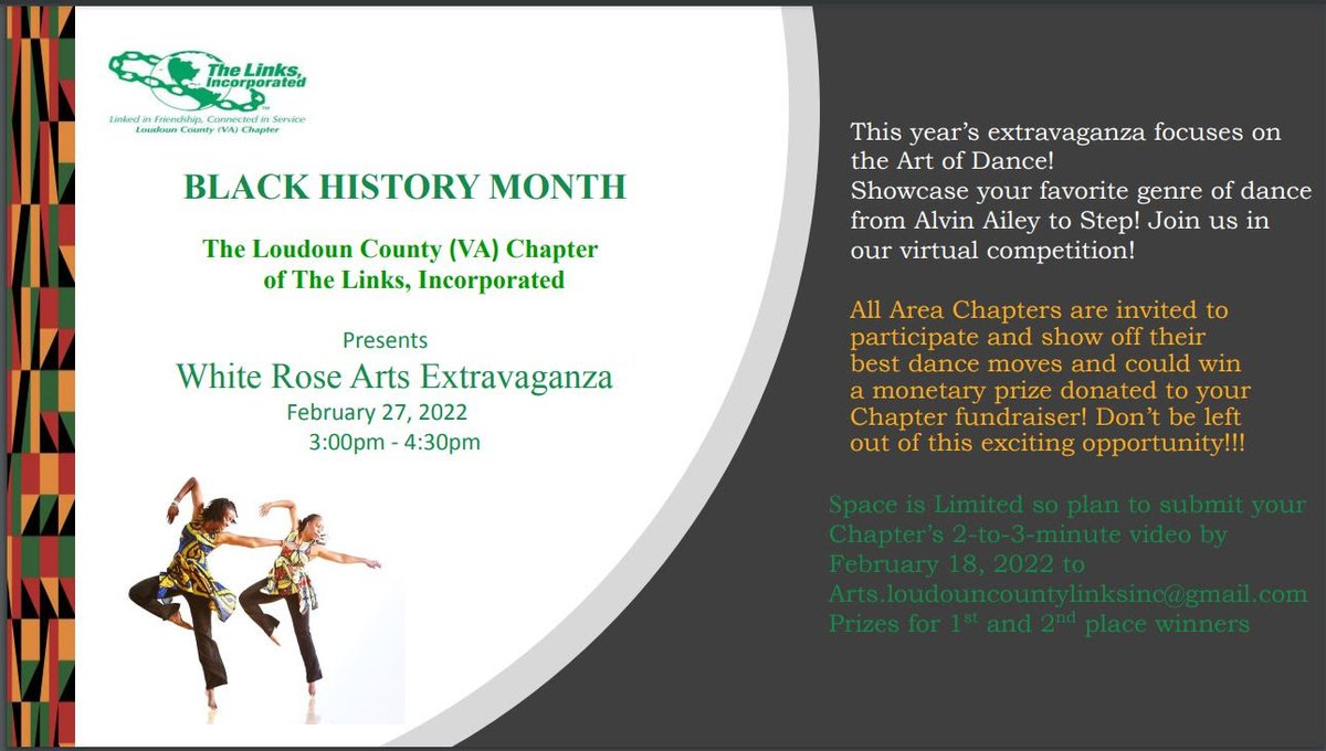 Join us this Sunday for a fun and special presentation focusing on dance. Who has the best moves? 
Register in advance for this webinar:
us02web.zoom.us/.../reg.../WN_…